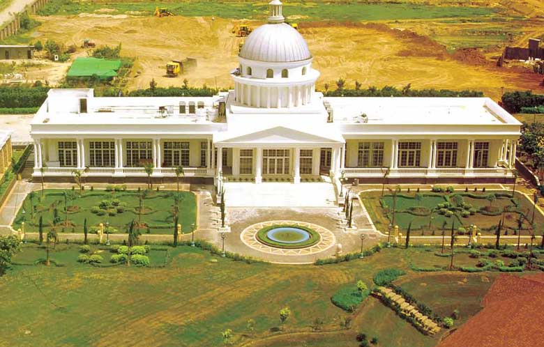 Gaur Mulberry Mansions are in the Form of Landscaping and Tree Plantations